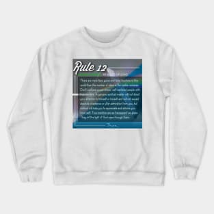 40 RULES OF LOVE - 12 Crewneck Sweatshirt